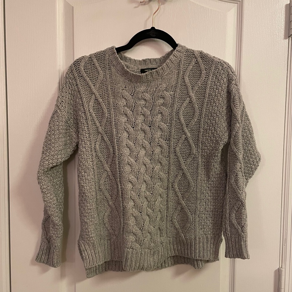 Gray size small sweater